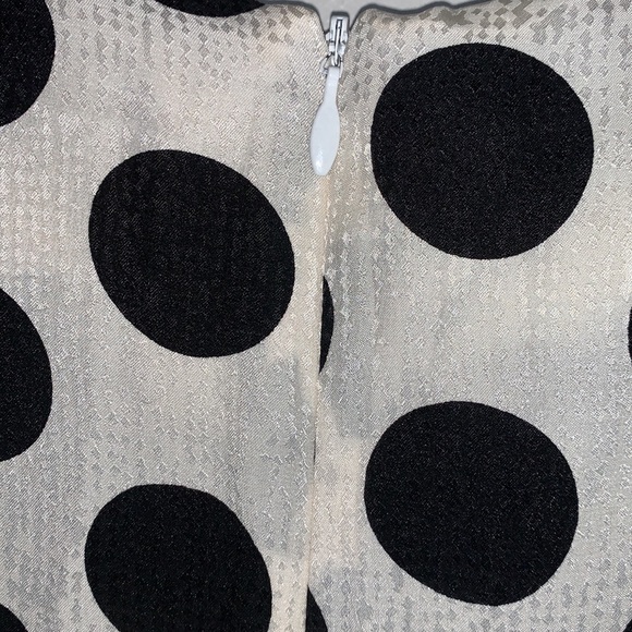 Gillian 100% silk polka dot drop waist dress - Picture 9 of 13
